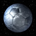 Planet earth as soccer ball
