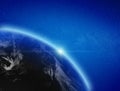 Planet Earth atmosphere Royalty Free Stock Photo