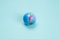 Planet earth ball antistress minimal