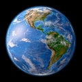 Planet Earth in high resolution Royalty Free Stock Photo