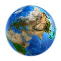 Planet Earth landforms Royalty Free Stock Photo