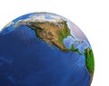 Planet Earth - North and Central America Royalty Free Stock Photo