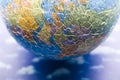 Planet earth from puzzle Royalty Free Stock Photo