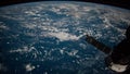 Planet Earth seen from the ISS. Beautiful Planet Earth observed from space. Nasa time lapse shooting earth from space