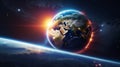 Planet Earth - United States of America from Space Royalty Free Stock Photo