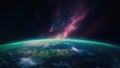 Planet Earths colorful dream in outer space - Generative AI