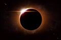 Planet Eclipse Space Background