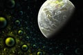 Planet Fantasy Background Royalty Free Stock Photo