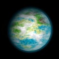 Planet full of life Royalty Free Stock Photo