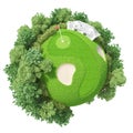 Planet Golf 3D Royalty Free Stock Photo