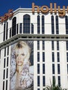 Planet Hollywood Hotel with Britney Spears ad on building