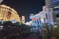 Planet Hollywood Resort and Casino, Las Vegas, Paris Hotel and Casino, metropolitan area, city, night, urban area