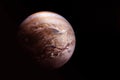 Planet Jupiter on a black background. Elements of this image furnished by NASA Royalty Free Stock Photo