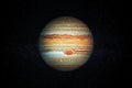 Planet Jupiter in space Royalty Free Stock Photo