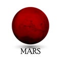 Planet Mars background