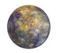 Planet Mercury Isolated