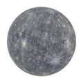 Planet Mercury Isolated Royalty Free Stock Photo