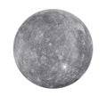 Planet Mercury Isolated Elements of this image furnished by NASA Royalty Free Stock Photo