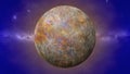 Planet Mercury, the smallest and innermost planet in the Solar System Royalty Free Stock Photo