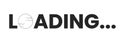 Planet monochrome loading text