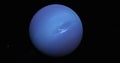 Planet Neptune in outer space