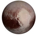 Planet Pluto in colour