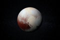 Planet Pluto in space Royalty Free Stock Photo