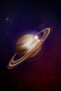 Planet saturn background. Vector