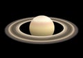 Planet Saturn Isolated