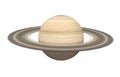 Planet Saturn Isolated