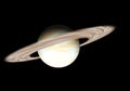 Planet Saturn with rings