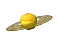 Planet Saturn with Rings Royalty Free Stock Photo