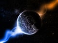 Planet space illustration