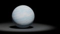 Planet Uranus, the ice giant, solar system set