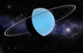 PLANET URANUS Royalty Free Stock Photo