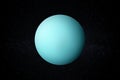 Planet Uranus in space Royalty Free Stock Photo