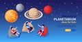 Planetarium Show Horizontal Banner