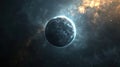 Planetary Eclipse in the Vast Universe: A Stunning View of Space