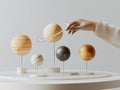 Planetary Models  Space Exploration  Astronomy  Cosmos  Universe  Solar System  Planets  S Royalty Free Stock Photo