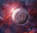 Planets and exoplanets of unexplored galaxies. Sci-Fi. New worlds to discover