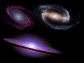 Planets and galaxy, cosmos, physical cosmology