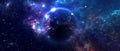 Planets and galaxy, science fiction wallpaper. Astronomy is the scientific study of the universe stars, planets, galaxies, and eve