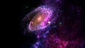 Planets and galaxy, science fiction wallpaper. Astronomy is the scientific study of the universe stars, planets, galaxies, and eve Royalty Free Stock Photo