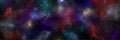 Planets and galaxy, science fiction wallpaper. Beauty of deep space. Billions of galaxies in the universe Cosmic art background. Royalty Free Stock Photo