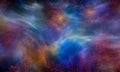 Planets and galaxy, science fiction wallpaper. Beauty of deep space. Billions of galaxies in the universe Cosmic art background. Royalty Free Stock Photo