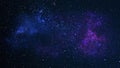 Planets, galaxy, Universe, Starry night sky, Milky way galaxy with stars and space dust in the universe, Long exposure photograph, Royalty Free Stock Photo