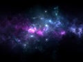 Planets Galaxy Science Fiction Wallpaper Beauty Deep Space Cosmos Physical Cosmology Stock Photos. Royalty Free Stock Photo