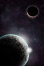Planets in space mobile wallpaper