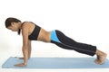 Plank Pose 1 Royalty Free Stock Photo