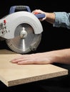 Plank sawing Royalty Free Stock Photo